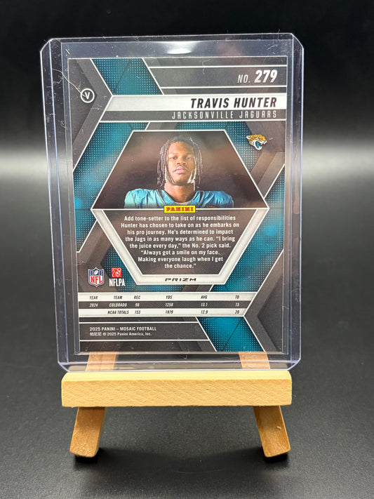 2025 Panini Mosaic Travis Hunter Purple Scope Rookie Variation