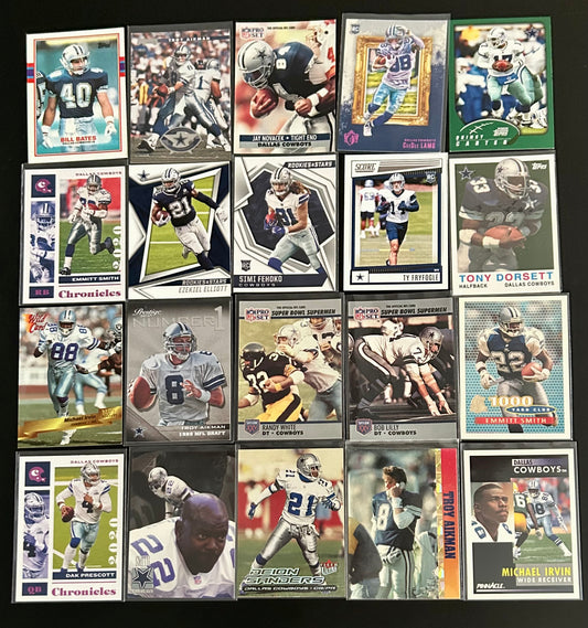NFL Dallas Cowboys $3.50 20 Card Lot #3