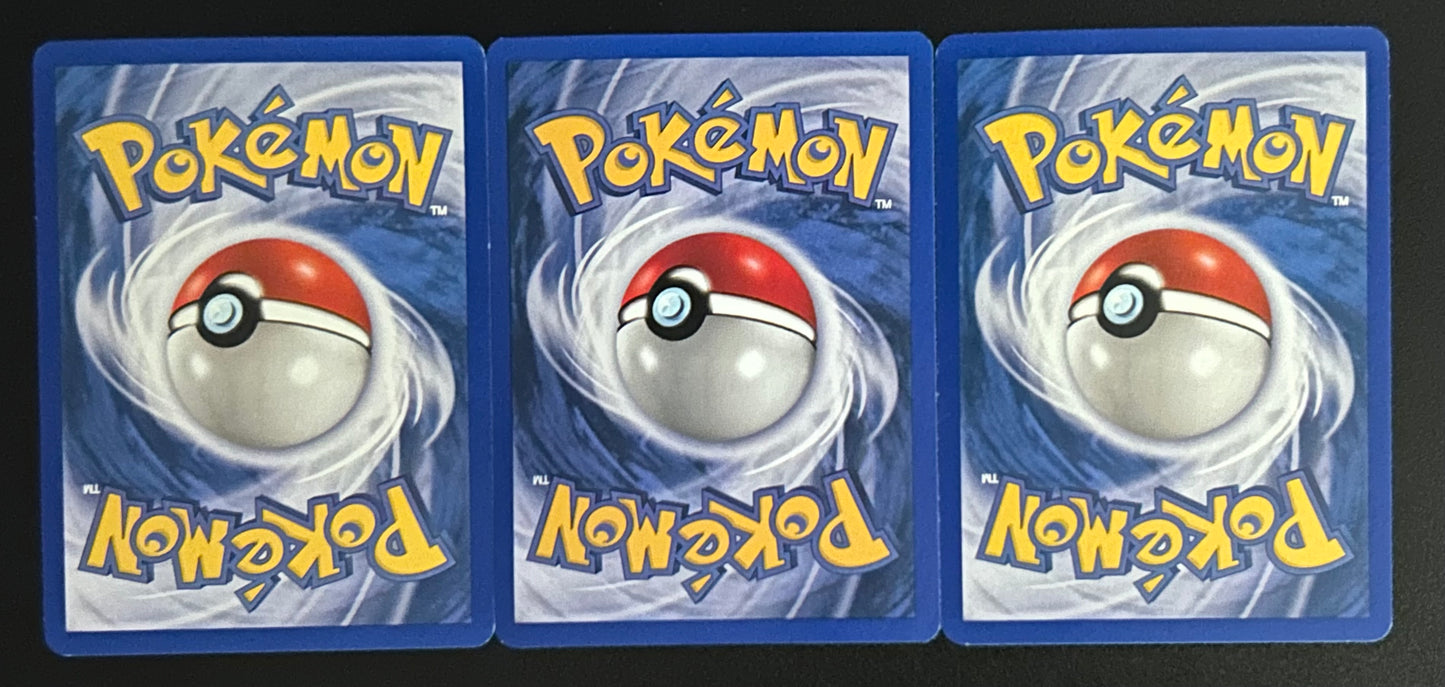 Three card Pokemon Energy Card Lot