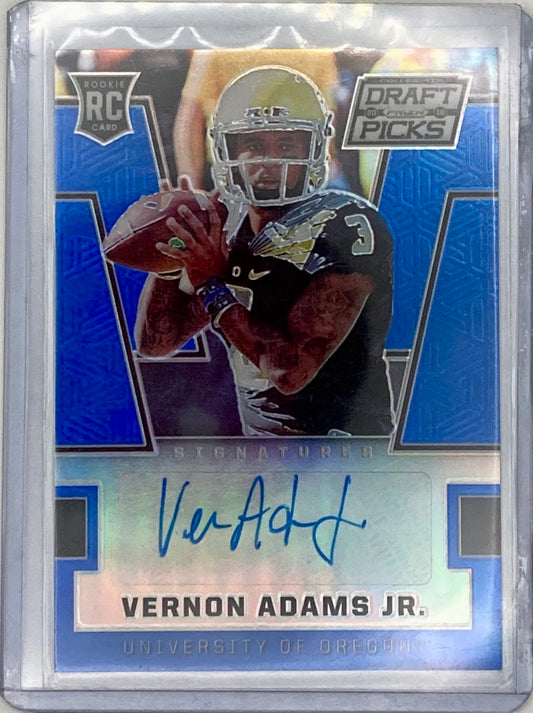 2016 Prizm Draft VERNON ADAMS JR RC Auto