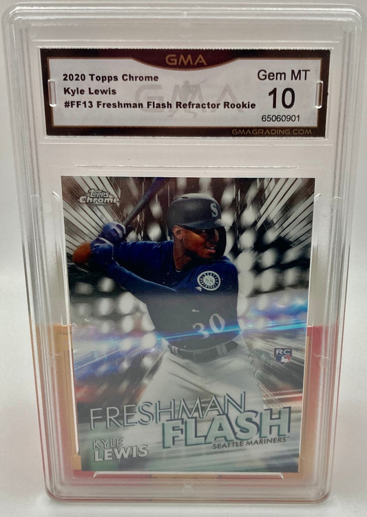 2020 Topps Chrome Graded 9 Former Rookie of Year Kyle Lewis