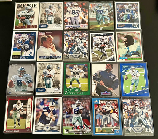 NFL Dallas Cowboys $3.50 20 Card Lot #4