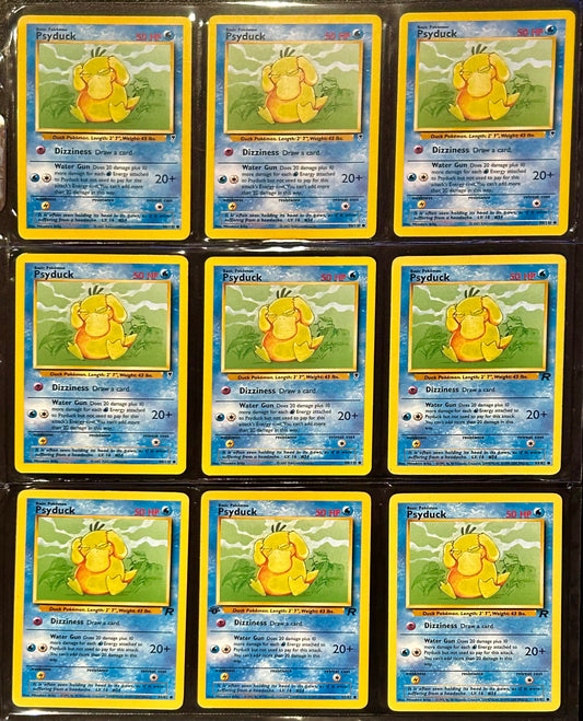 9 Card Psyduck lot