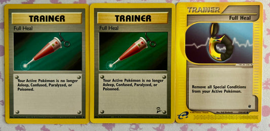 3 Pokemon Card Full heal lot