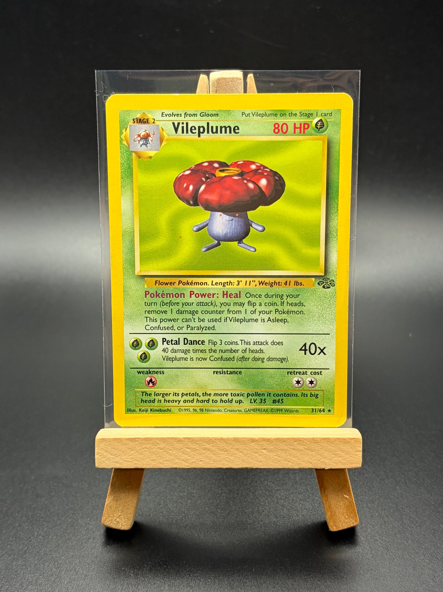 Vileplume (31/64) - Jungle (JU) Non Holo Repaired
