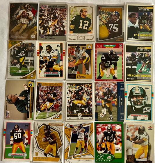 NFL Pittsburgh Steelers $5 20 Card Lot #4