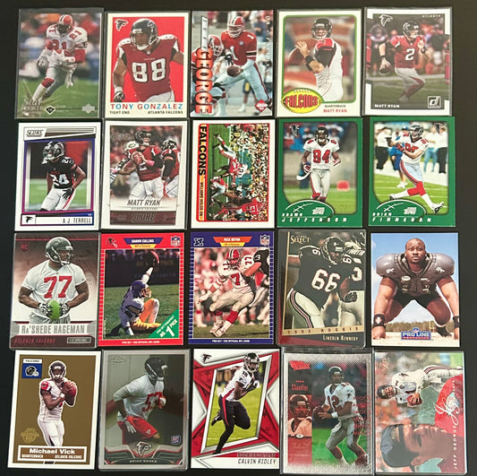 NFL Atlanta Falcons 20 Card Lot #3