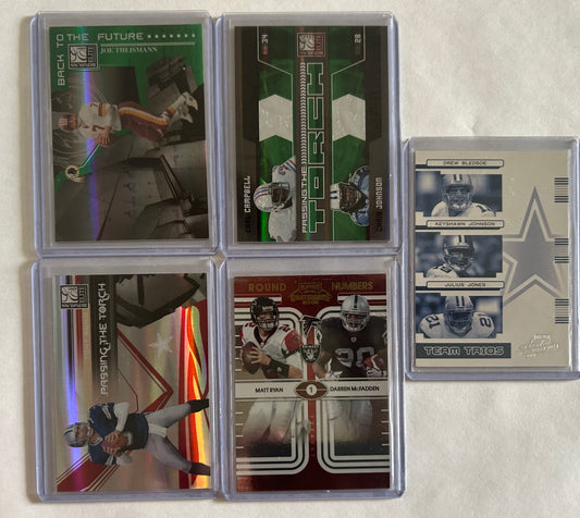 NFL Numbered Card Lot #1