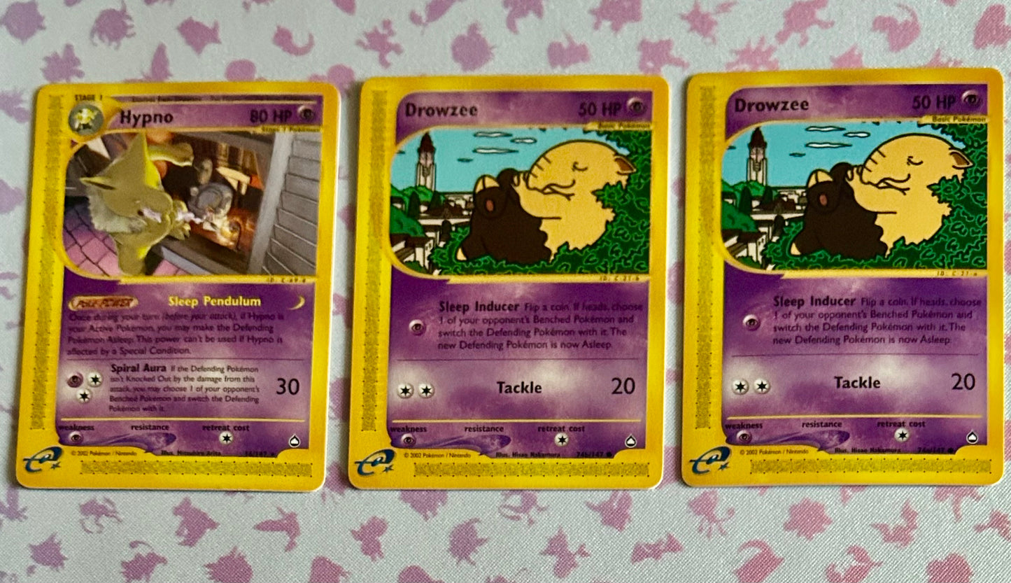 Drowzee Evolutions lot Aquapolis (AQ)