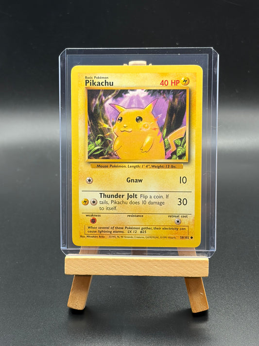 Pikachu(058/102)- Base Set (BS)LP