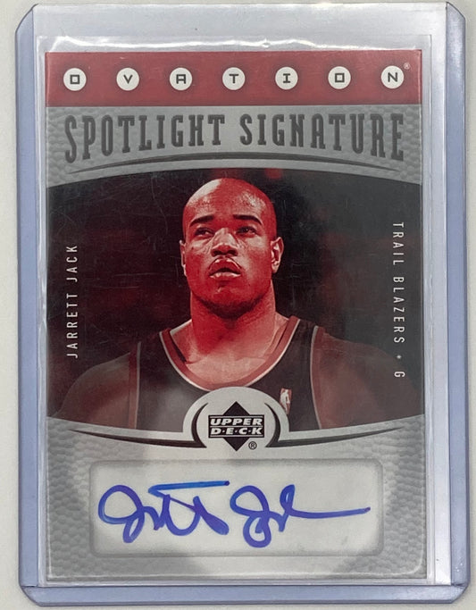 2006 Upperdeck Jarrett Jack Autographed