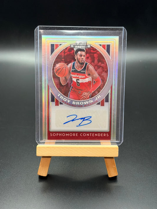 2019 Contenders Optic Troy Brown Jr Auto