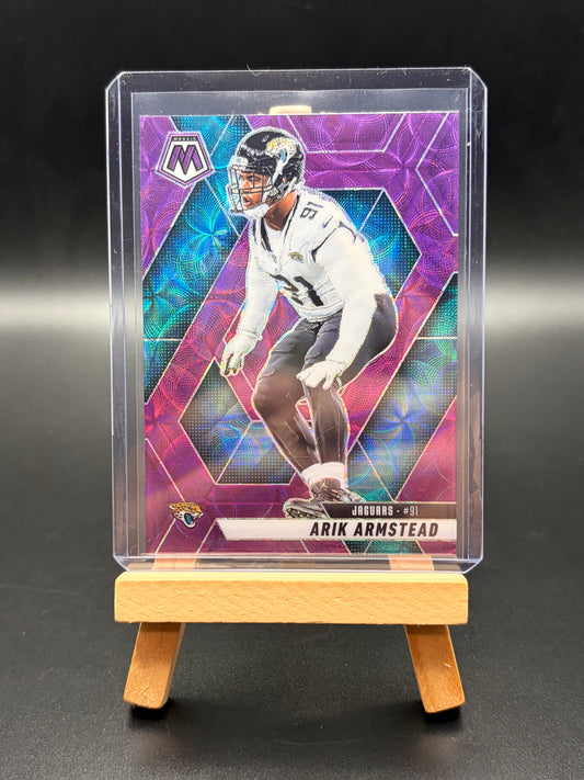 2025 Panini Mosaic Arik Armstead Purple Scope