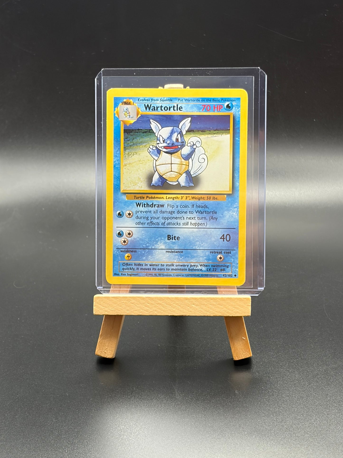 Wartortle (42) - Base Set (BS) LP