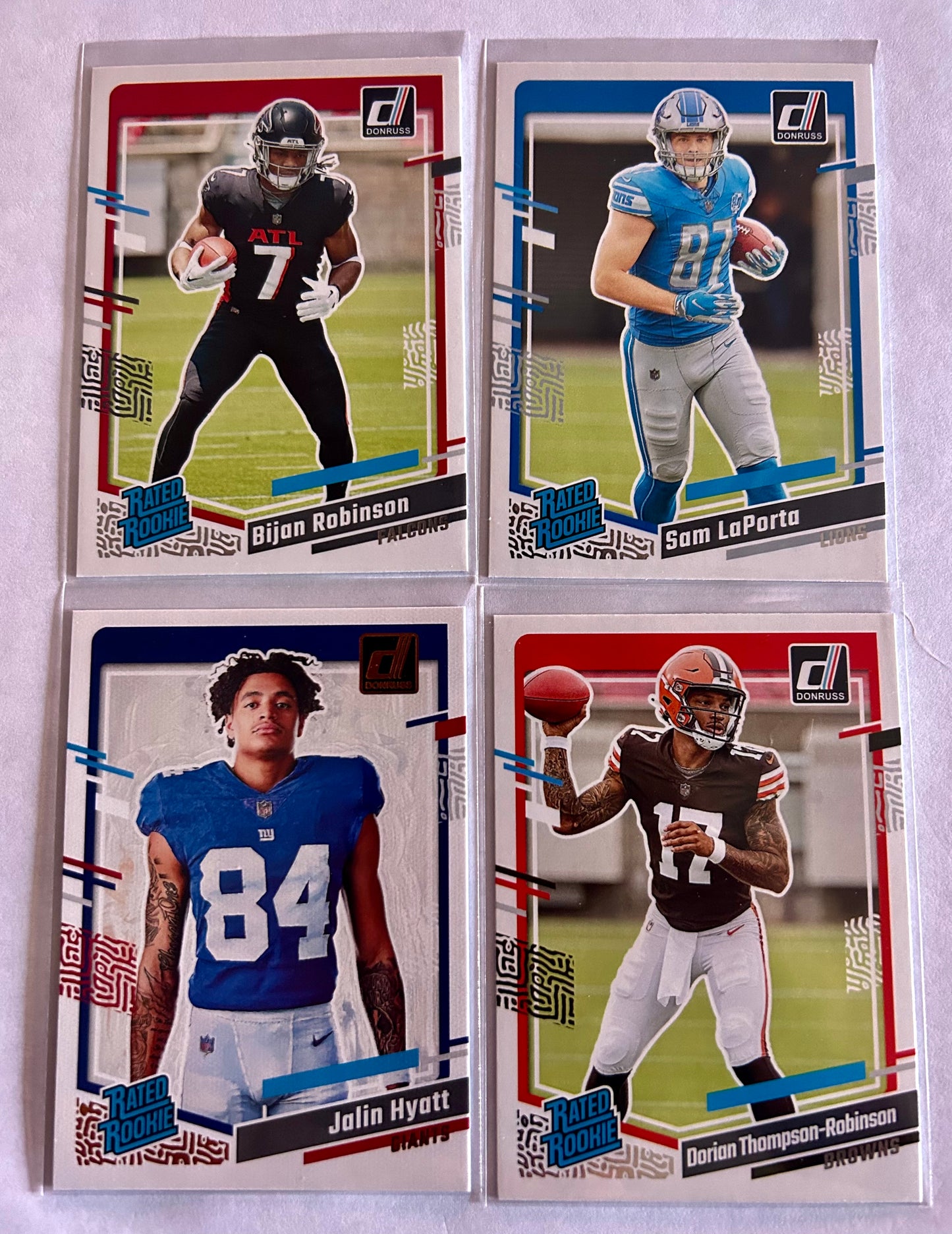 2023 Donruss Football 12 card Rated Rookie Card lot