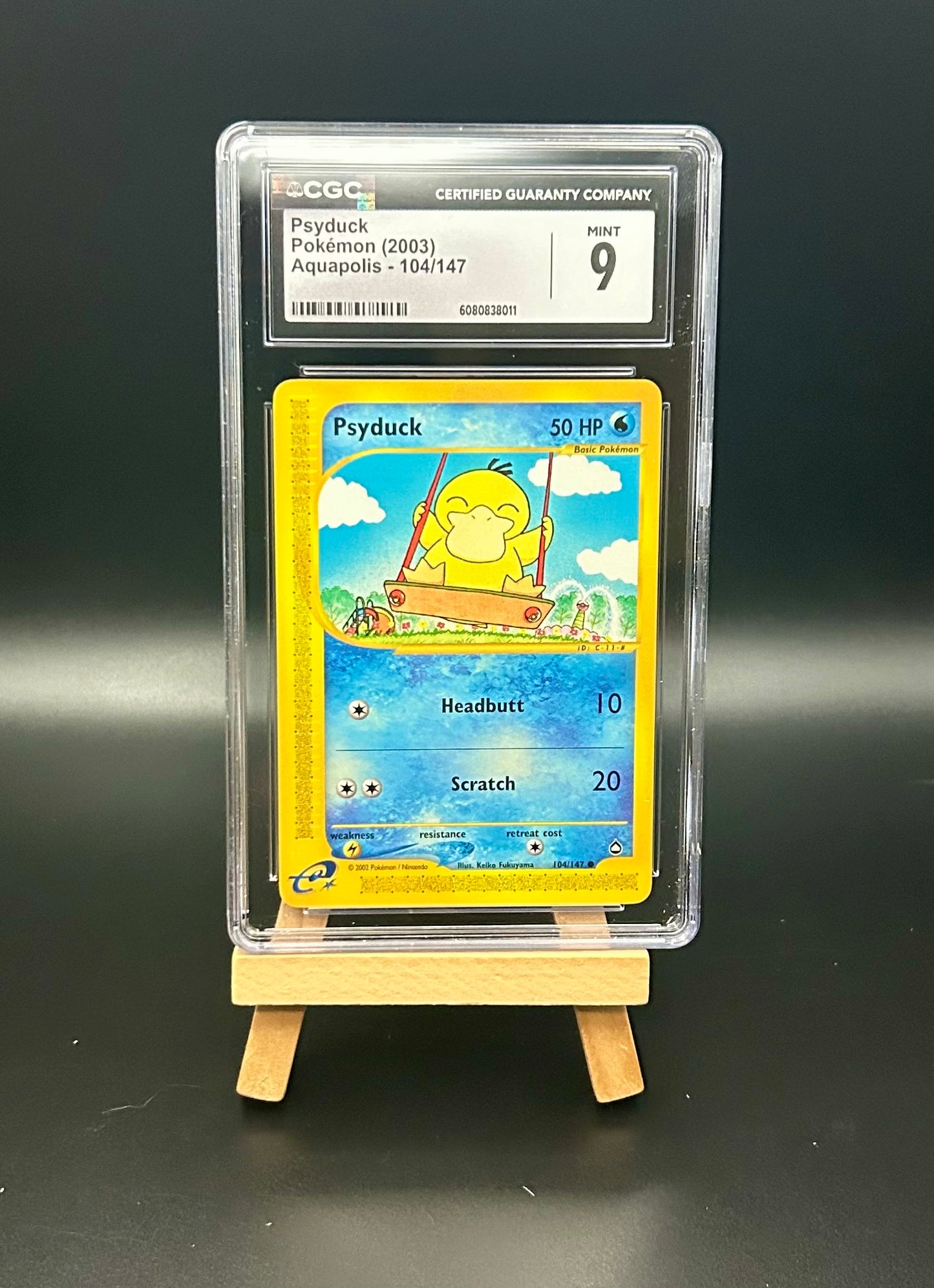 Psyduck - Aquapolis (AQ) CGC 9