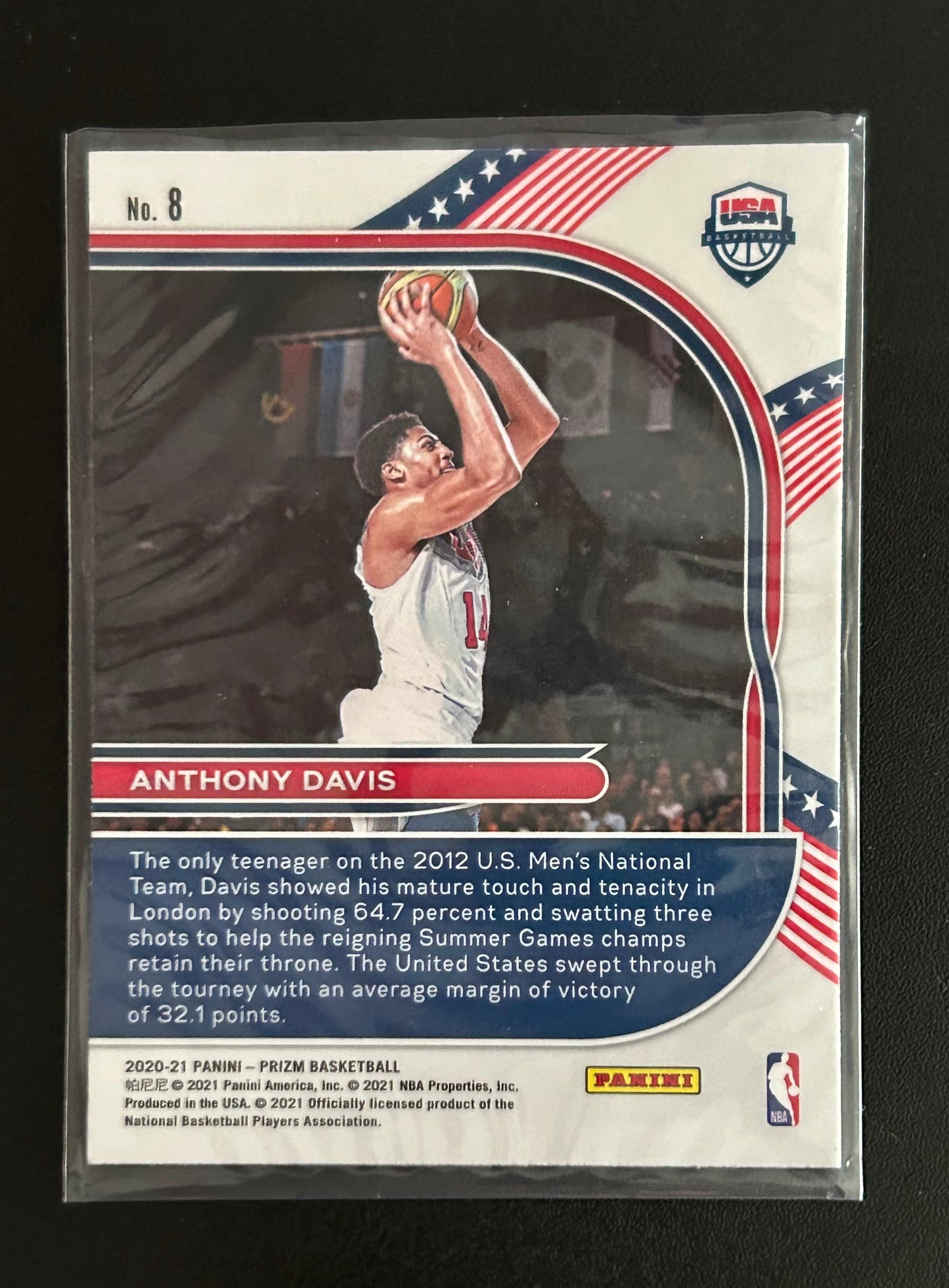 2020-2021 Prizm Basketball USA Anthony Davis