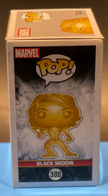 Funko Pop Gold chrome black widow