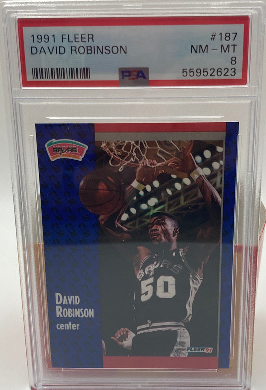 1991 David Robinson PSA Graded 8.