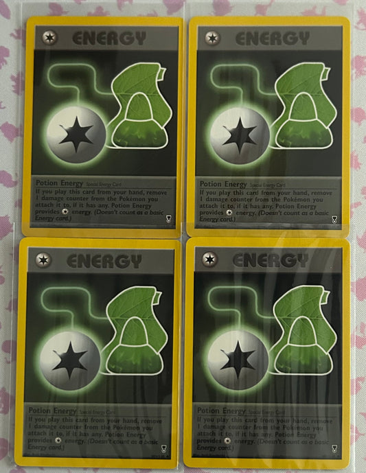 4 Card Legendary Collection Potion Energy Near Mint