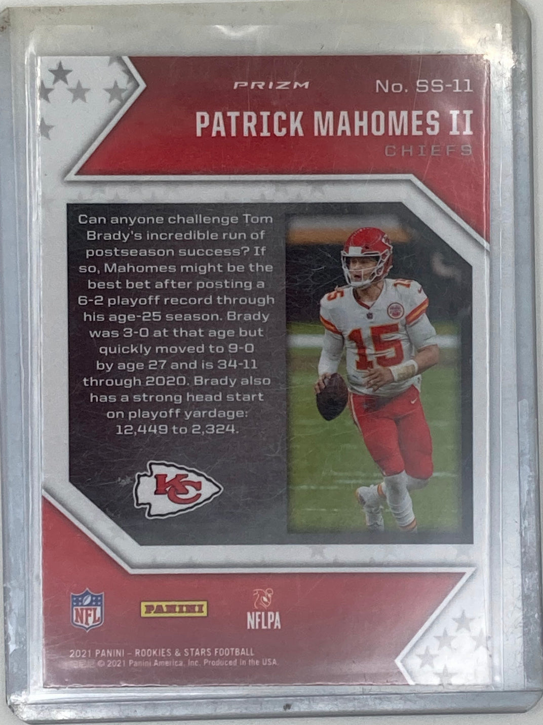 2021 Rookies And Stars Patrick Mahomes Star Studded Red Scope Prizm