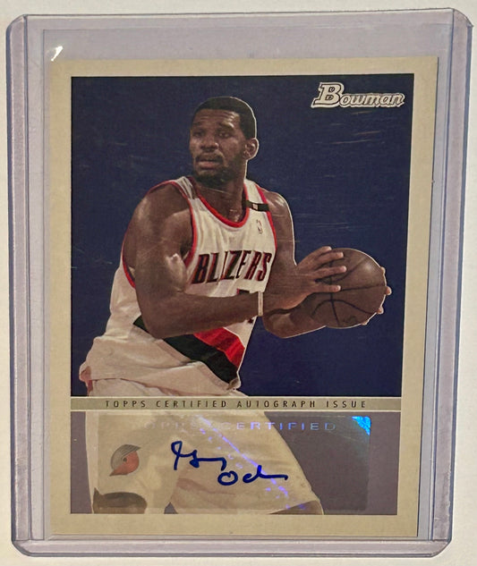 2009 Topps Bowman Certified Autograph Greg Oden