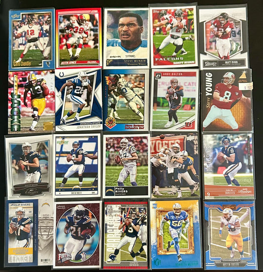 NFL $5 20 Card Lot #12