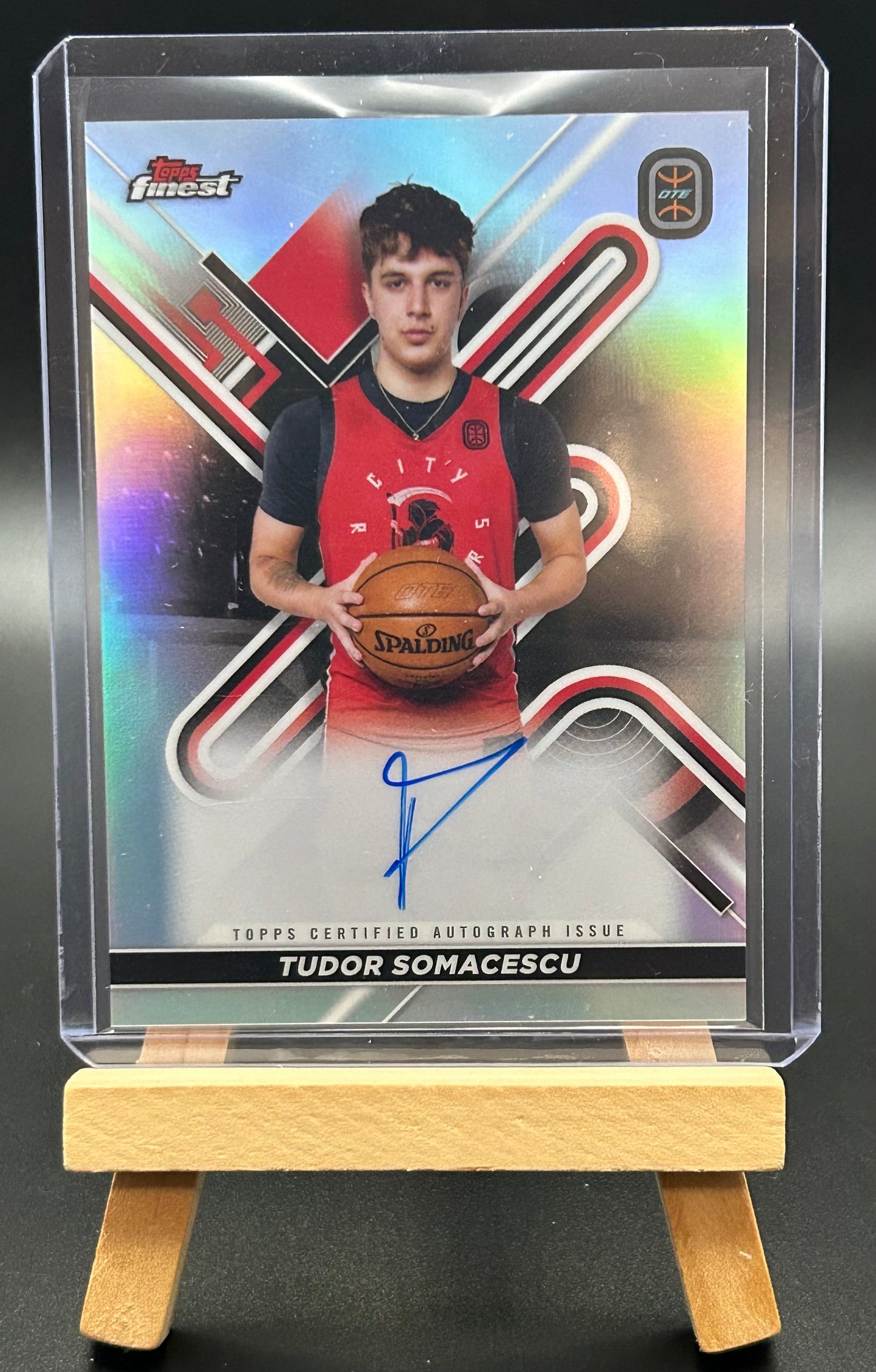 2022/23 Topps Finest OTE TUDOR SOMACESCU AUTOGRAPH/AUTO