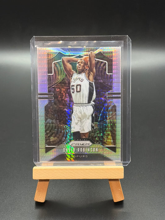 2019-2020 Panini Prizm San Antonio Spurs David Robinson Hyper Prizm Parallel Card