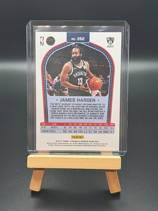 2020-2021 Chronicles Marquee Basketball James Harden Green Parallel