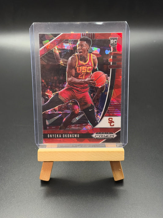 2020 Panini - Prizm Draft Picks Red Cracked Ice Onyeka Okongwu