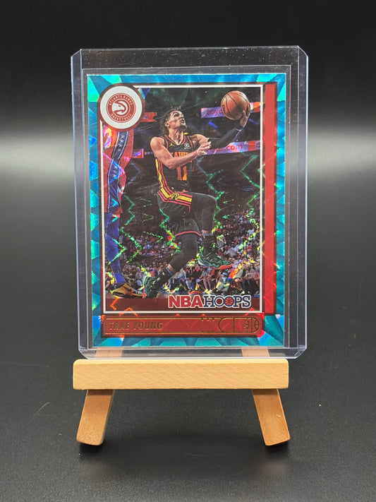 2021-2022 Panini - Hoops Basketball Teal Parallel Trae Young