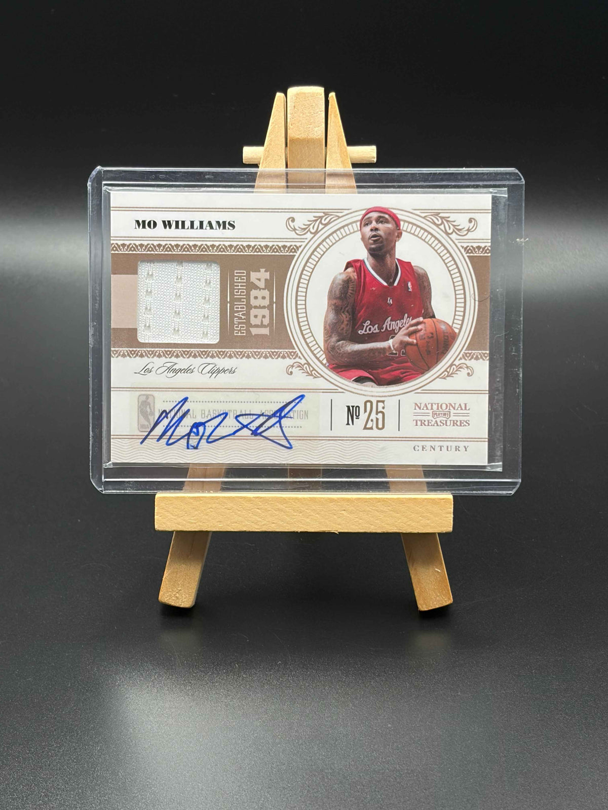 2011 Mo Williams Los Angeles Clippers Auto and Jersey Patch /99