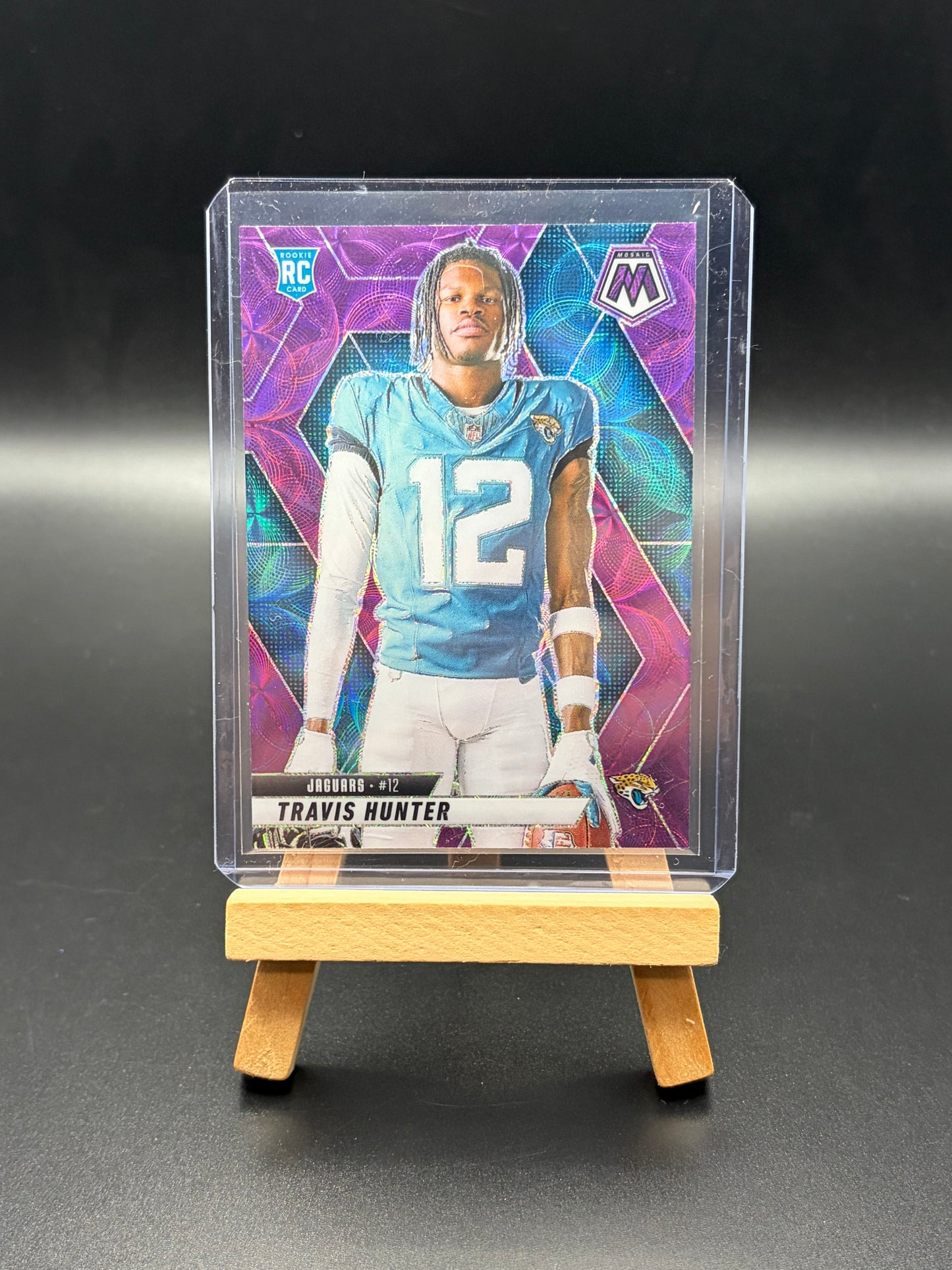2025 Panini Mosaic Travis Hunter Purple Scope Rookie Variation