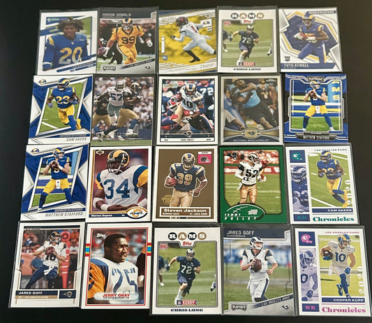 NFL LA Rams 20 Card lot #5