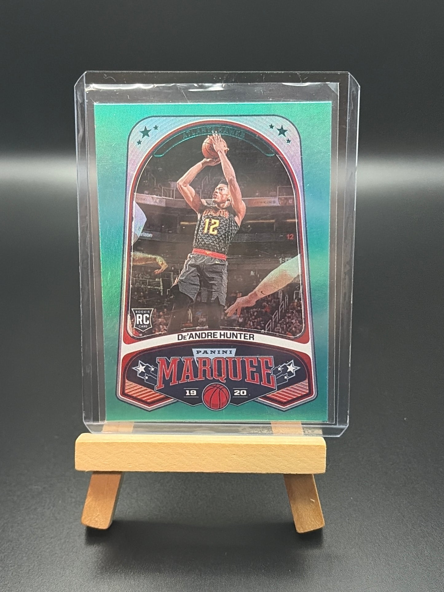 2019-2020 Chronicles Marquee Basketball De’Andre Hunter RC Teal Parallel