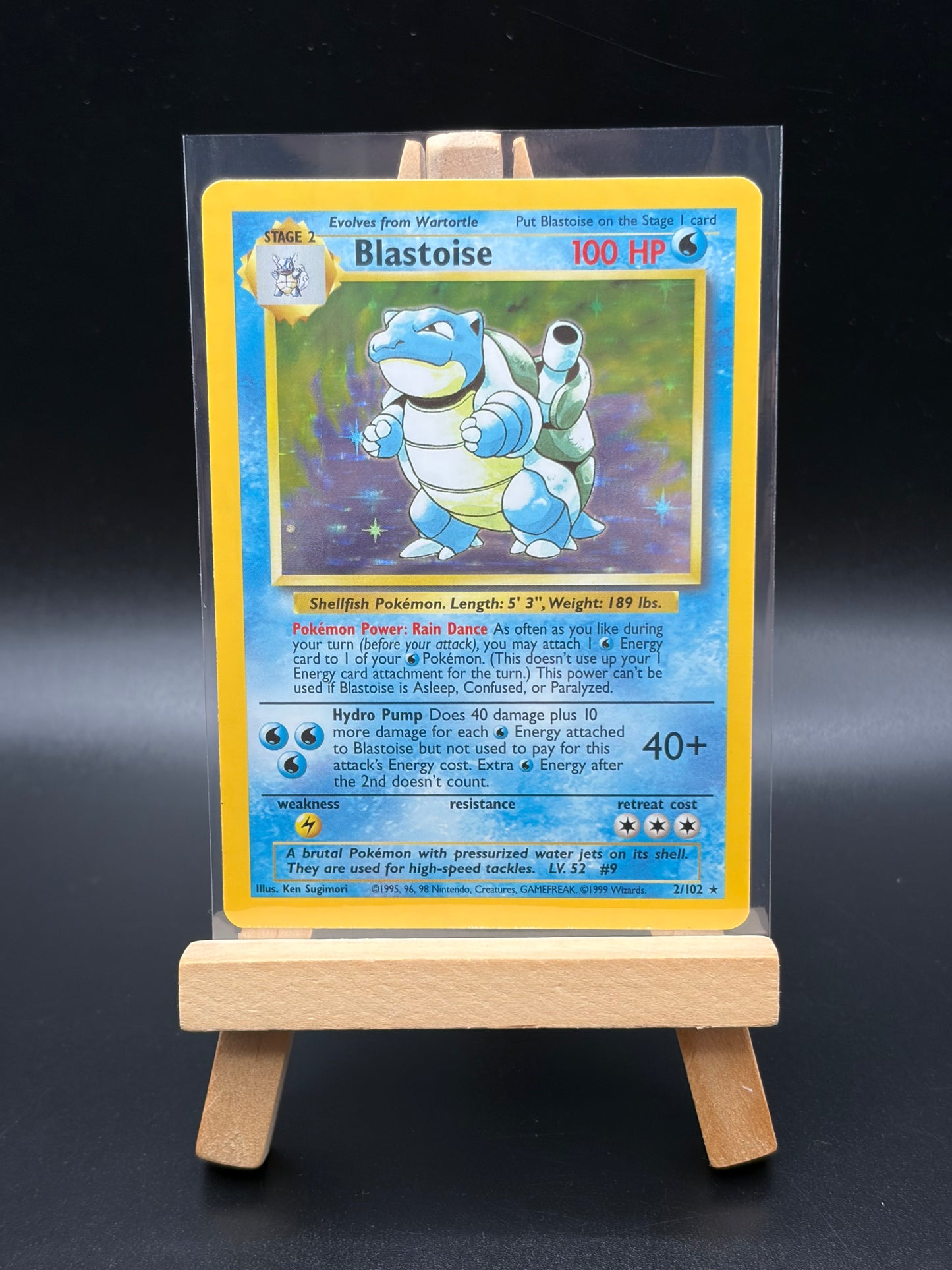 Blastoise (002/102)- Base Set (BS)Holo Rare