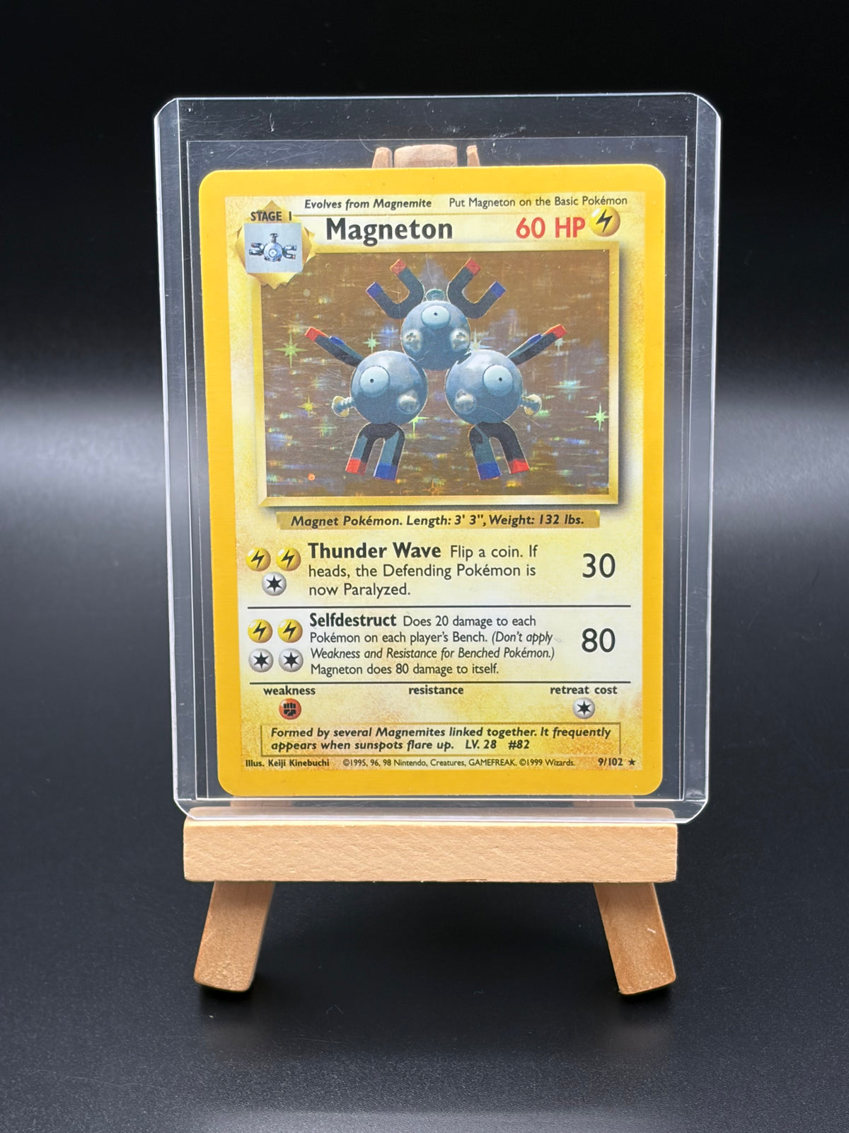 Magneton(009/102)- Base Set (BS)Holo Rare LP