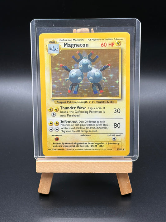 Magneton(009/102)- Base Set (BS)Holo Rare LP