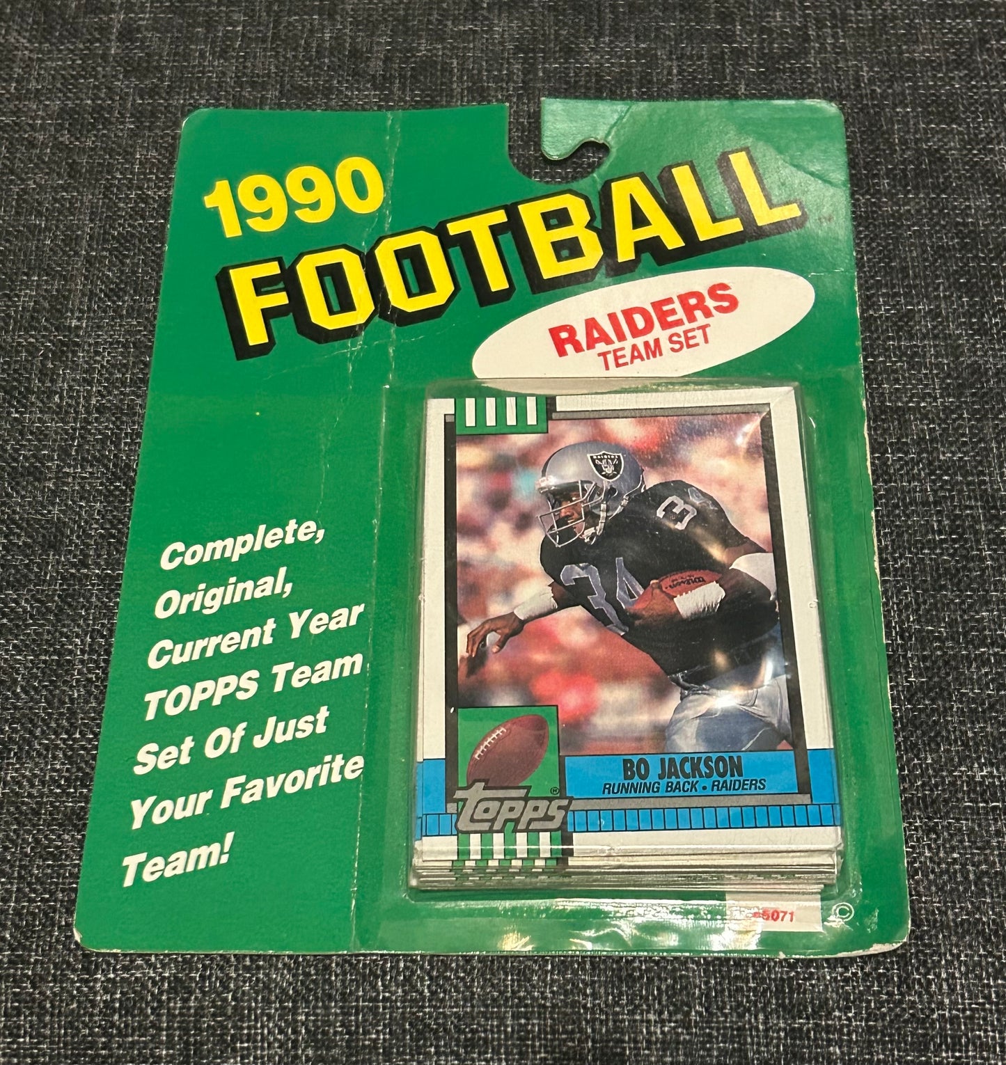 1990 Topps Football Raiders Team Set