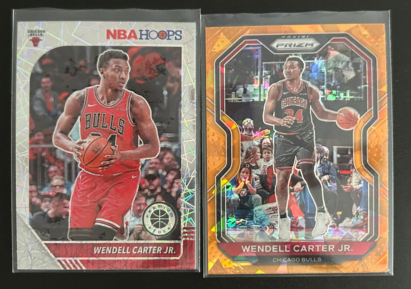 2019-2021 2 Card Wendall Carter Jr Parallel Cards