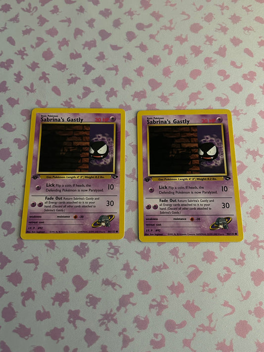 Sabrina’s Gastly - Gym Challenge (G2)1st edition