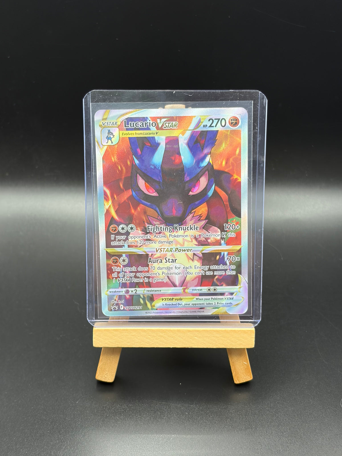 Lucario Vstar- SWSH291 - SWSH: Sword & Shield Promo Cards (SWSD)NM