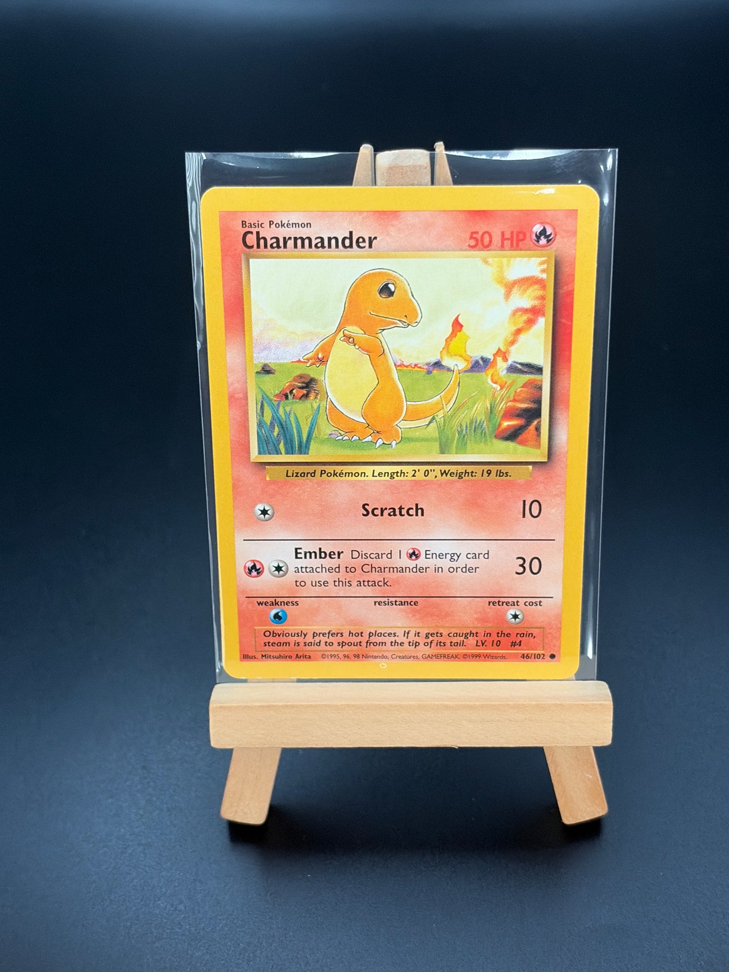 Charmander (042/102)- Base Set (BS)LP