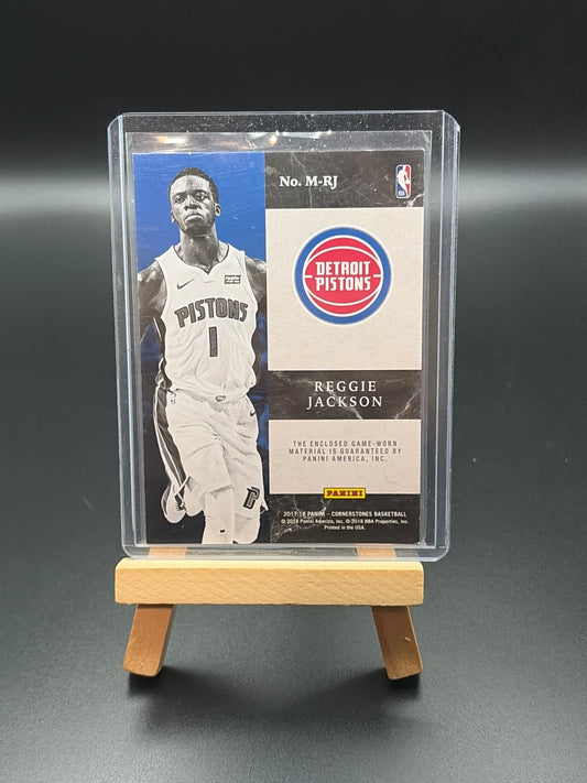 2017-2018 Reggie Jackson Jersey Patch Card