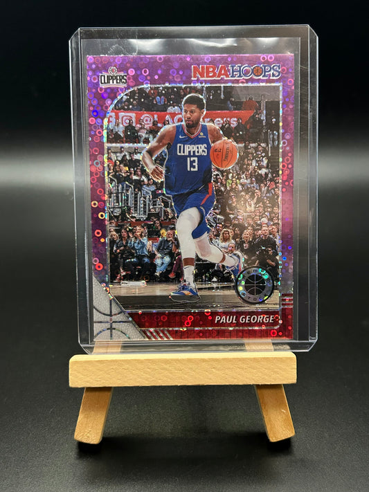 2019-20 Panini NBA Hoops Premium Stock Purple Disco Paul George