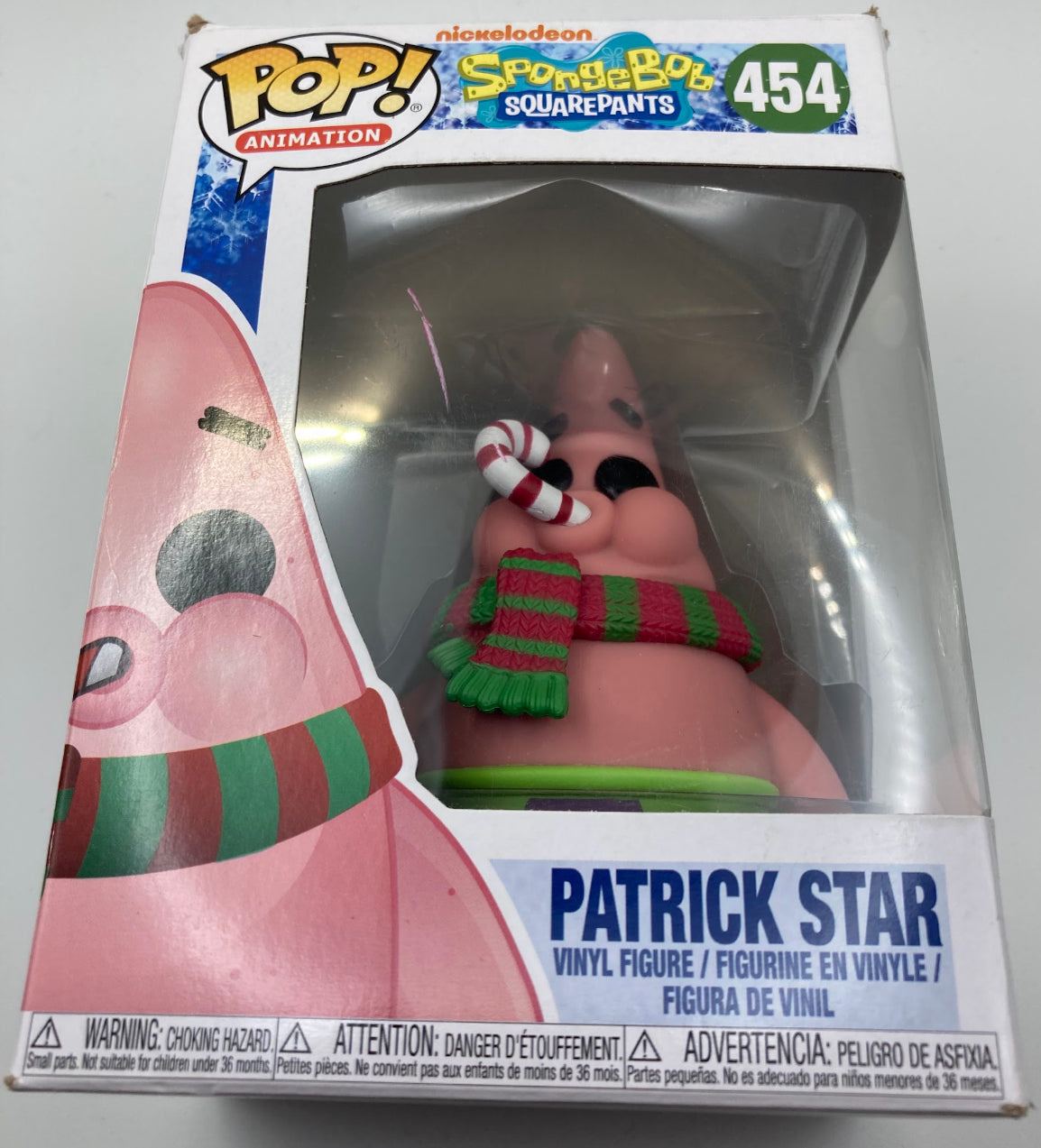 Funko Pop Patrick Santa Hat.