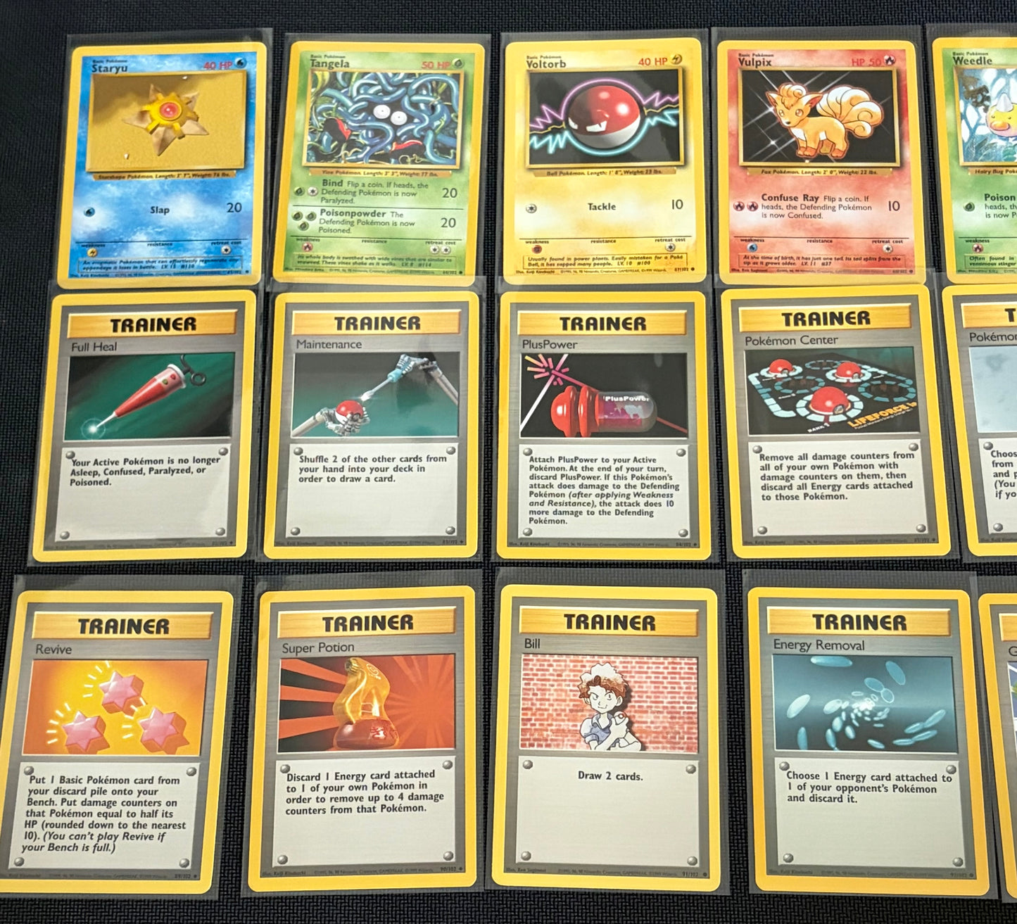 63 Card Pokemon Base Set Collection