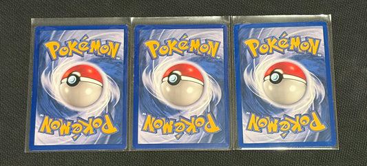 Staryu - Base Set (BS) Common 3 card lot NM