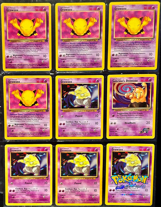 9 Card Drowzee lot